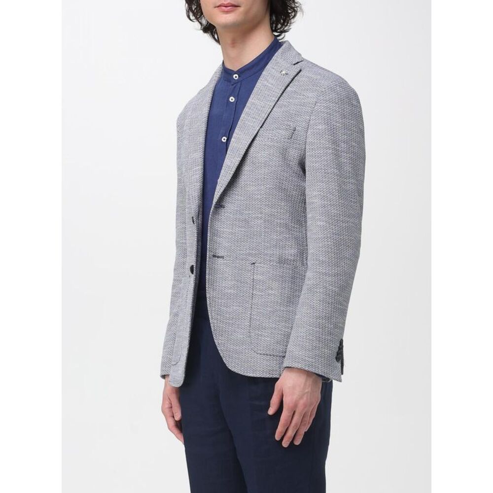 Manuel Ritz Jacket Men Blue - Picture 3 of 4
